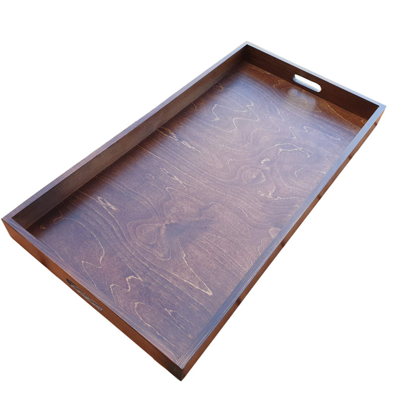 Union Rustic Wood Tray