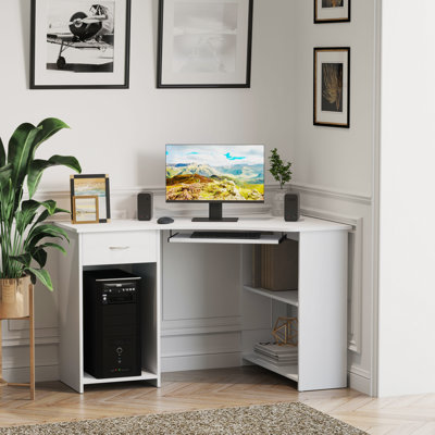 Emmetta L-Shaped Executive Desk