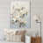 White Floater Framed