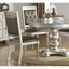 Ensemble de 2 chaises d'appoint luxueuses rembourrées capitonnées Luxury