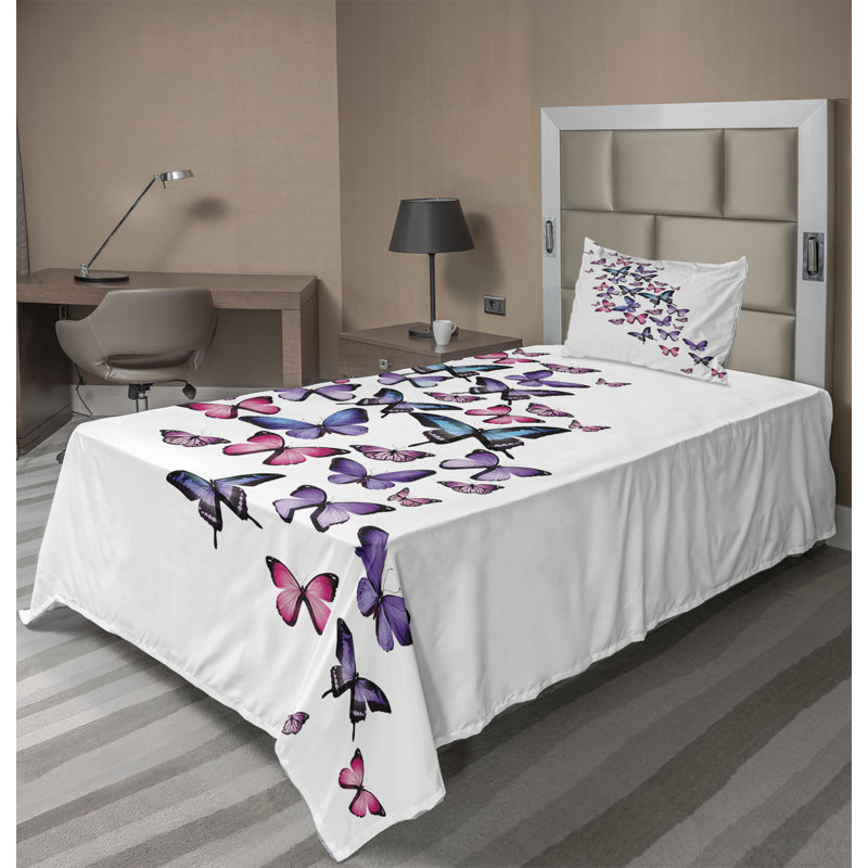 Microfiber Sheet Set, Twin XL Sheet Set + Fitted Sheet + 1 Pillowcase