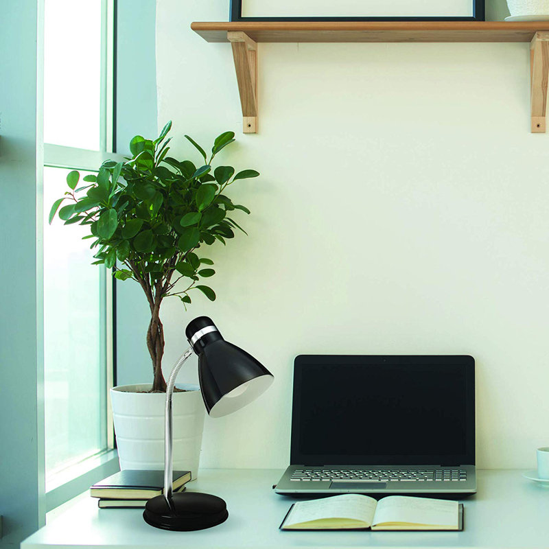 Lampe de bureau 13 po Pierpoint, Noir