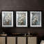 FLORAL Series CXCII - Impression encadrée sur mesure de qualité supérieure - 3 pièces-1901558400-1901558407