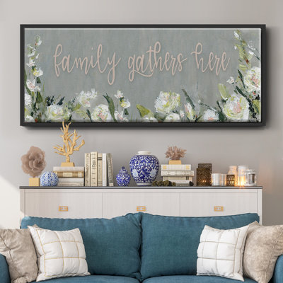 Family Gathers - Toile encadrée