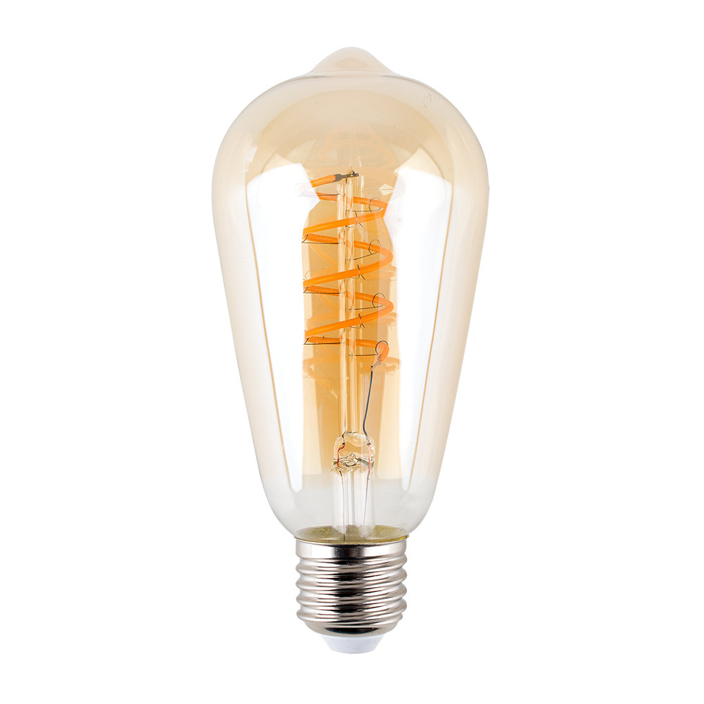 4W E27 LED Vintage Edison GLS Light Bulb Amber