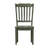 Fortville 78" Solid Wood Oak Finish Top Dining Set With Spindle Back Chairs - 6-Piece, Antique Sage Base Table, Chairs And Bench-605803894-605803899