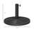 Contemporary 21 . Market Umbrella Base Holder 18" Heavy Duty Round Parasol Stand with Rattan Desi