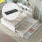 Full Size Platform Bed with Storage Headboard-117190705-117190706