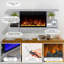  Home Décor Series Fireplace Floating Mantel Shelf, Classic Grey Wood