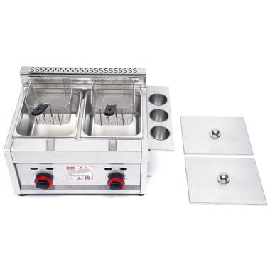 Clearance Commercial Electric Deep Fryer Countertop Stainless