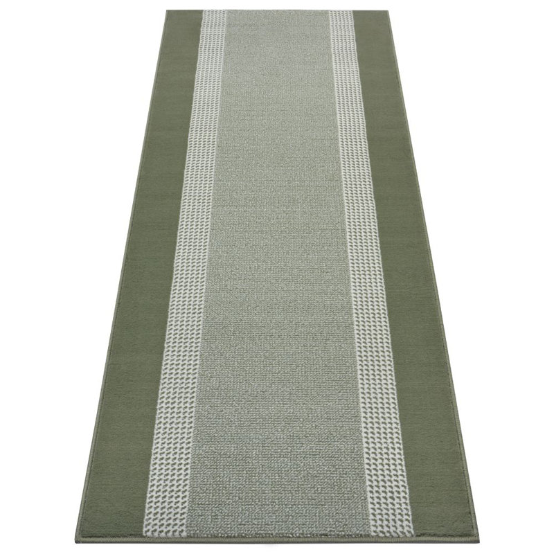 Flatweave Green Rug, Rectangle 160 x 230cm
