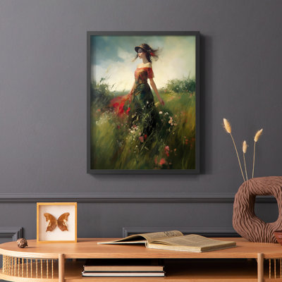 WOMEN Series CCCCIX - reproduction encadrée de qualité supérieure - prête à être accrochée - aucun clou requis