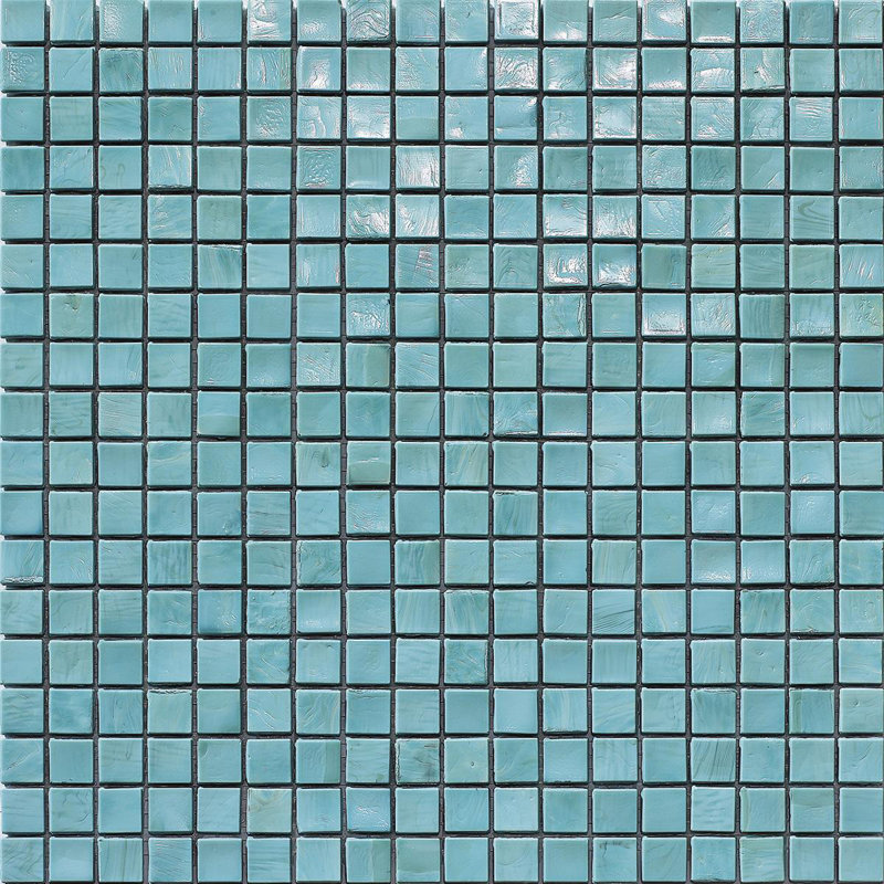 Aquamarine 3 5/8" x 5/8" Glass Mosaic