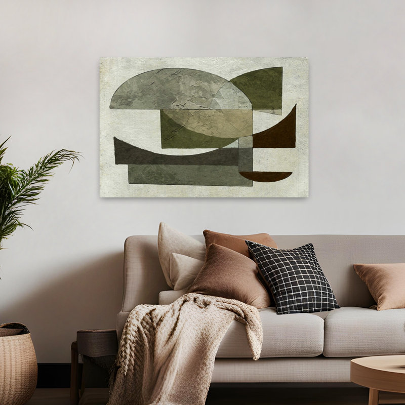 Art contemporain contemporain abstrait, H 32 po x l 48 po