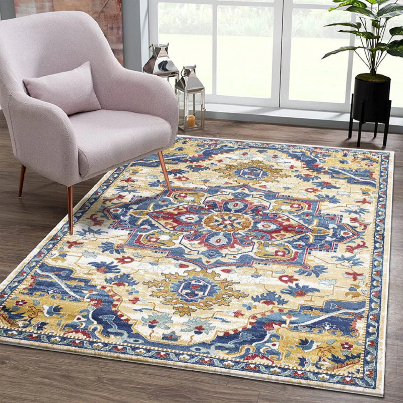 Abdulmajeed Floral Indoor / Outdoor Area Rug, Rectangle 160 x 230cm