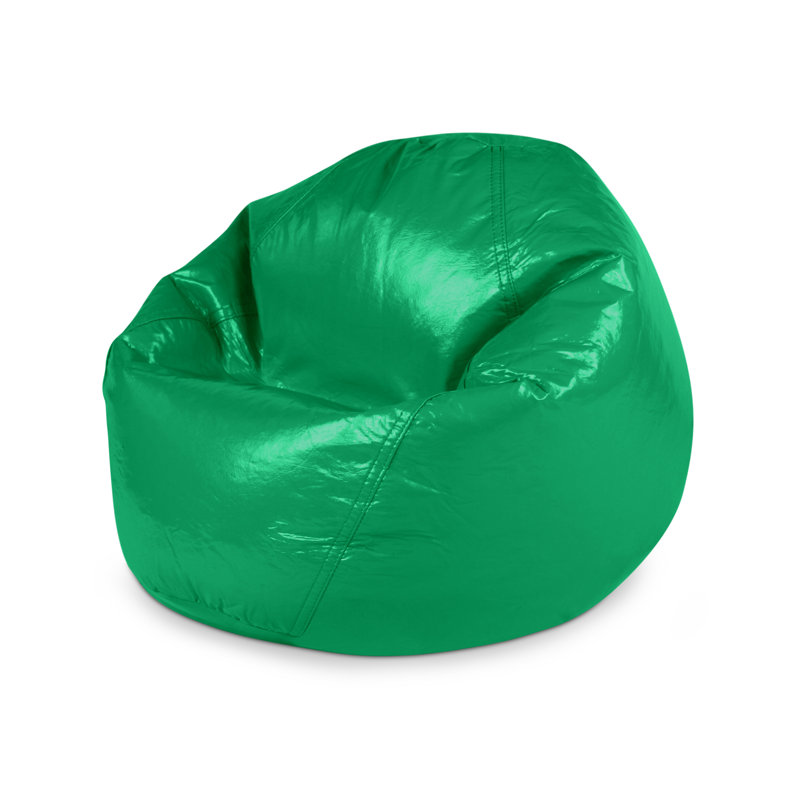 Fauteuil à billes et méridienne standard en similicuir, Similicuir vert