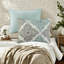 Ensemble de literie réversible de qualité supérieure, courtepointe en coton turquoise, maison confortable moderne