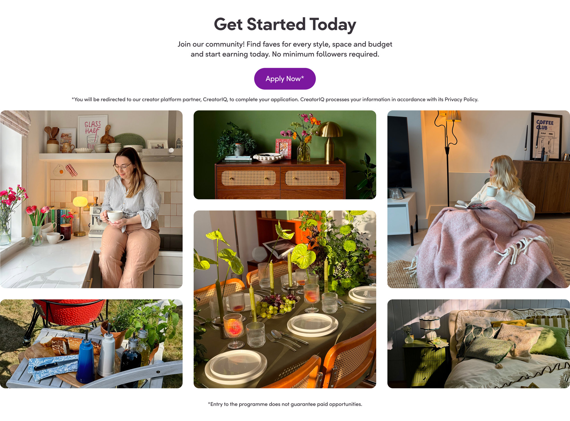 get started today