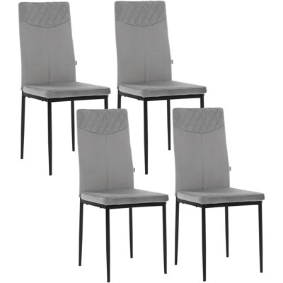 Evelie 47 cm H Velvet Side Chair