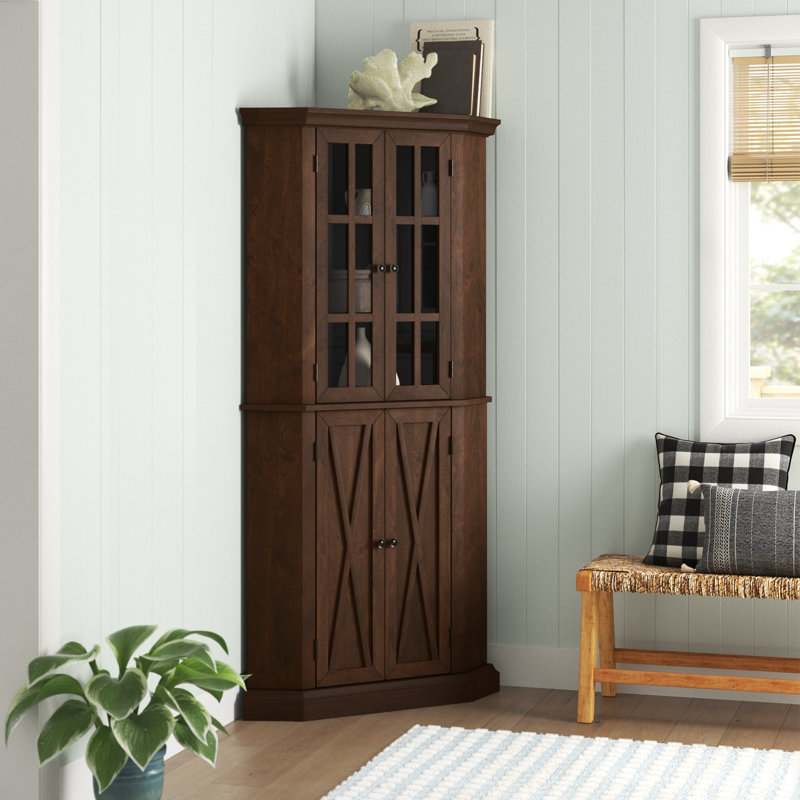 Sea Ranch China Cabinet, Mahogany