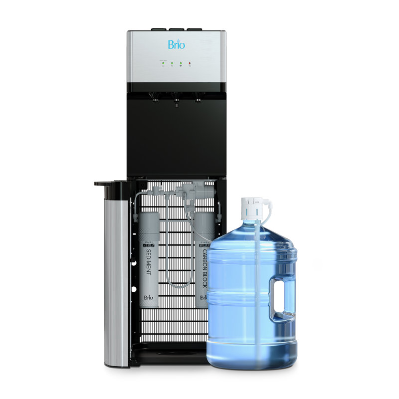Refroidisseur d'eau de filtration à deux étages sans charge à deux températures Brio 520 Series, Acier inoxydable