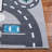 Haviland Machine Made Power Loom Polyamide in Gray/Blue Area Rug-1359655071