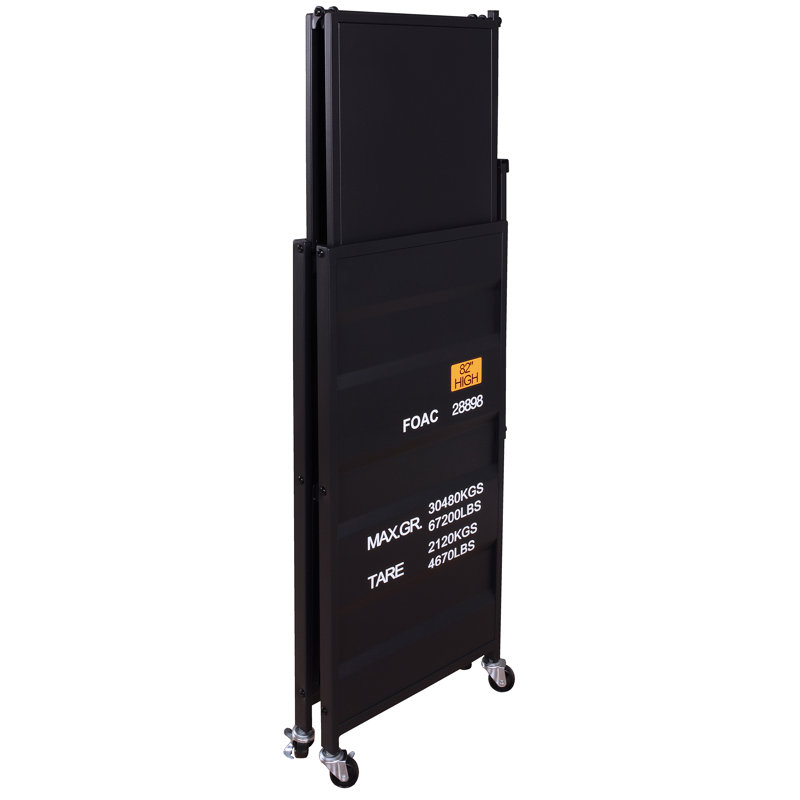 Book Cart Bookcase, Black
