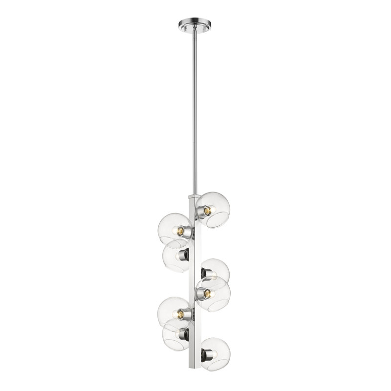 Lustre géométrique unique à 8 lumières Gaines