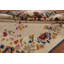 Tapis traditionnel indien fait à la main à motif floral 8 x 10