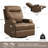 31.9“ Modern and Soft Manual Upholstered Swivel and Rocking Manual Recliner-1044864559