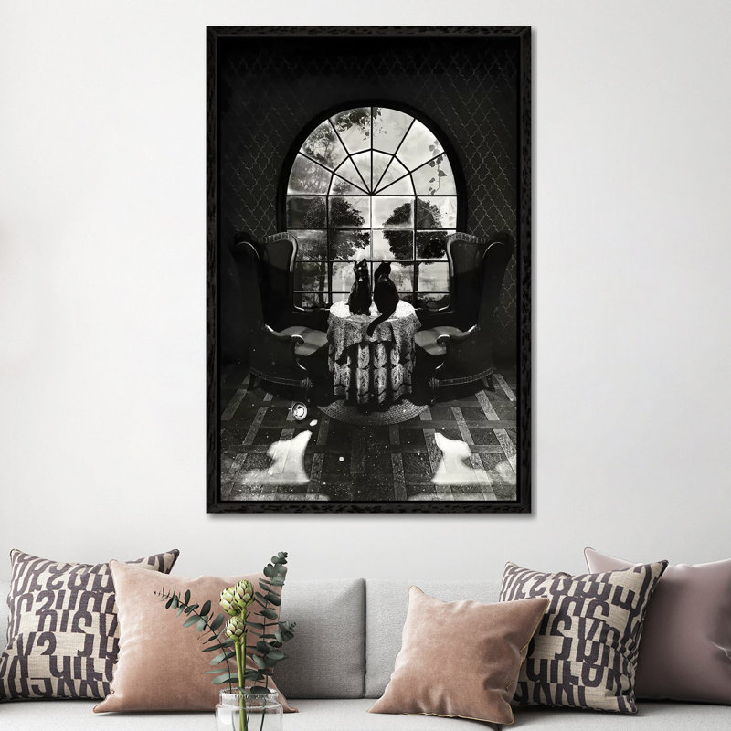 Ali Gulec by Ali Gulec - Floater Frame Gallery-Wrapped Canvas Giclée on Canvas, Black