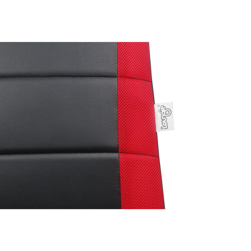 Chaise berçante pour jeux vidéo Loungie Rockme, Noir / rouge