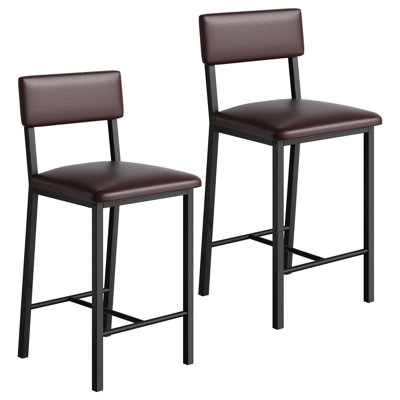 Counter Stool with Metal Frame