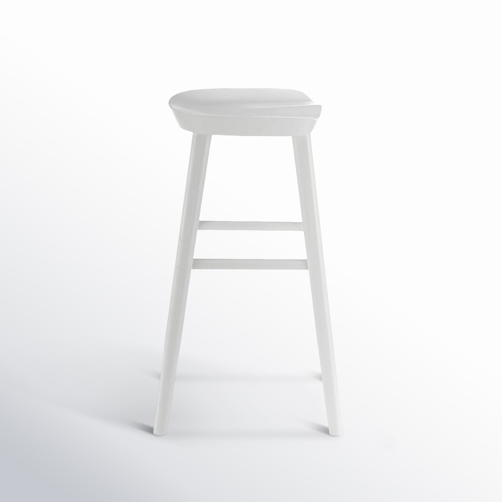 Anzie Bar and Counter Stool, Counter Stool (25.8" Seat Height), White