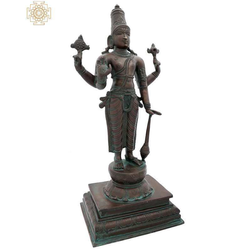 L'éclat du chathajadhahar debout Vishnu