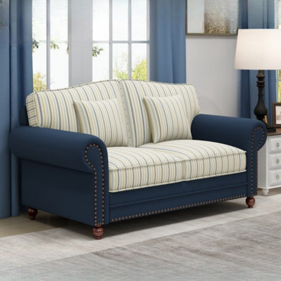 Simple Country-Style Fabric Sofa