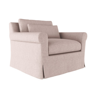 Transitional Skirted Chair