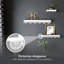 Ensemble de 3 tablettes flottantes en métal Scallop-2128849304