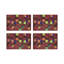 Xmas Vegan Leather Rectangle Placemats-50817890