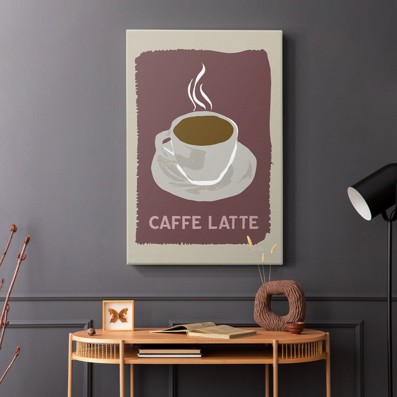 Café moderne - Cavas enveloppés de galerie, H 12 po x l 8 po