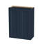 Armoire murale 24 po en bois massif bleu marine avec 2 tablettes réglables prêtes à assembler pour la cuisine, la salle de bain, la buanderie et le garage (l 24 po x P 12 po x H 36 po)-129601759-129601763
