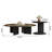 Modern Round Coffee Table - Marble Tabletop Stylish Luxury Living Room Center Table Home Decor Furniture