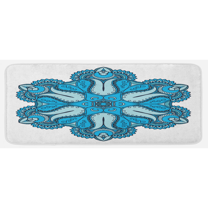 Tapis de cuisine mandala