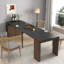 Table de salle à manger extensible moderne multifonctionnelle avec prise de courant, table extensible peu encombrante avec rangement pour les fêtes, les mariages, les réunions et les célébrations-754880537-754880539