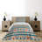 Tribal Eclectic Polyester Geometric Shapes Coverlet-41887008