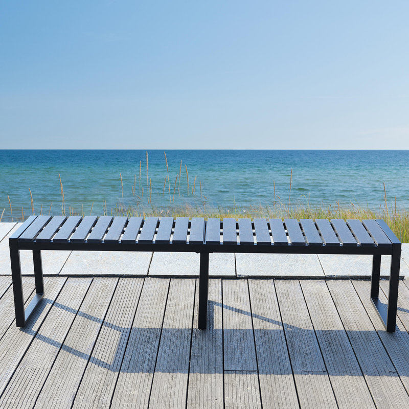 Iron Garden Bench, 45cm H x 180cm W x 40cm D