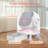 Self Cleaning Cat Litter Box, Open Top Automatic Litter Box, App Control, Safety Protection, With Smart Odor Control System