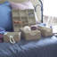 Plateau de rangement étroit pour accessoires de conception mince avec revêtement en tissu doux et cadre robuste-1398998051