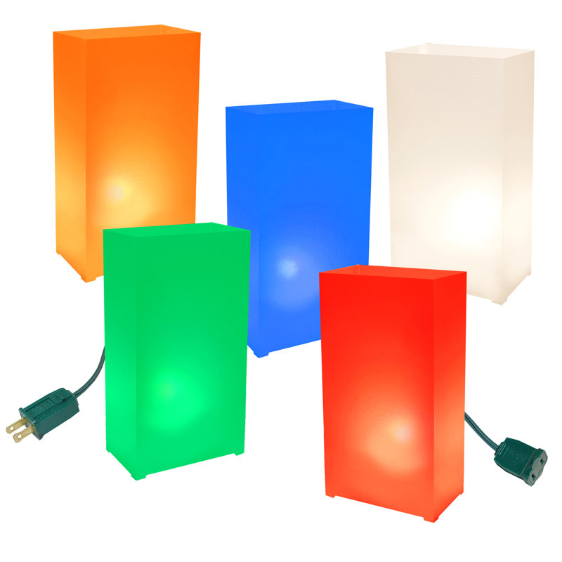 Ensemble de luminaires électriques multicolores