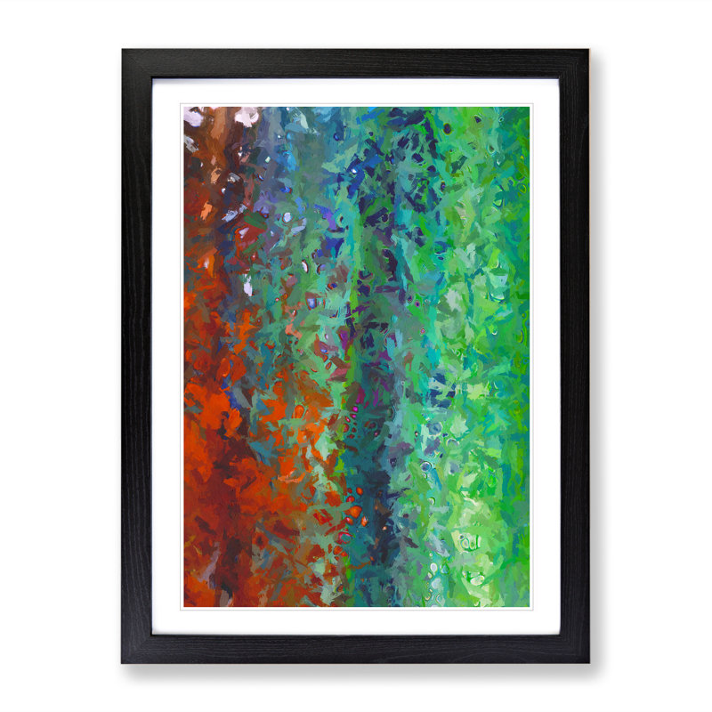 Without Proof Abstract - Wall Art, 66cm H x 48cm W, Black Framed Paper, White